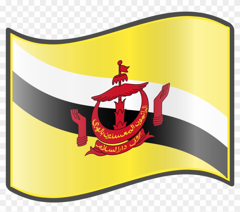 Brunei - Art Print: Hugonnard's Brunei Flag Design With Wood #381334