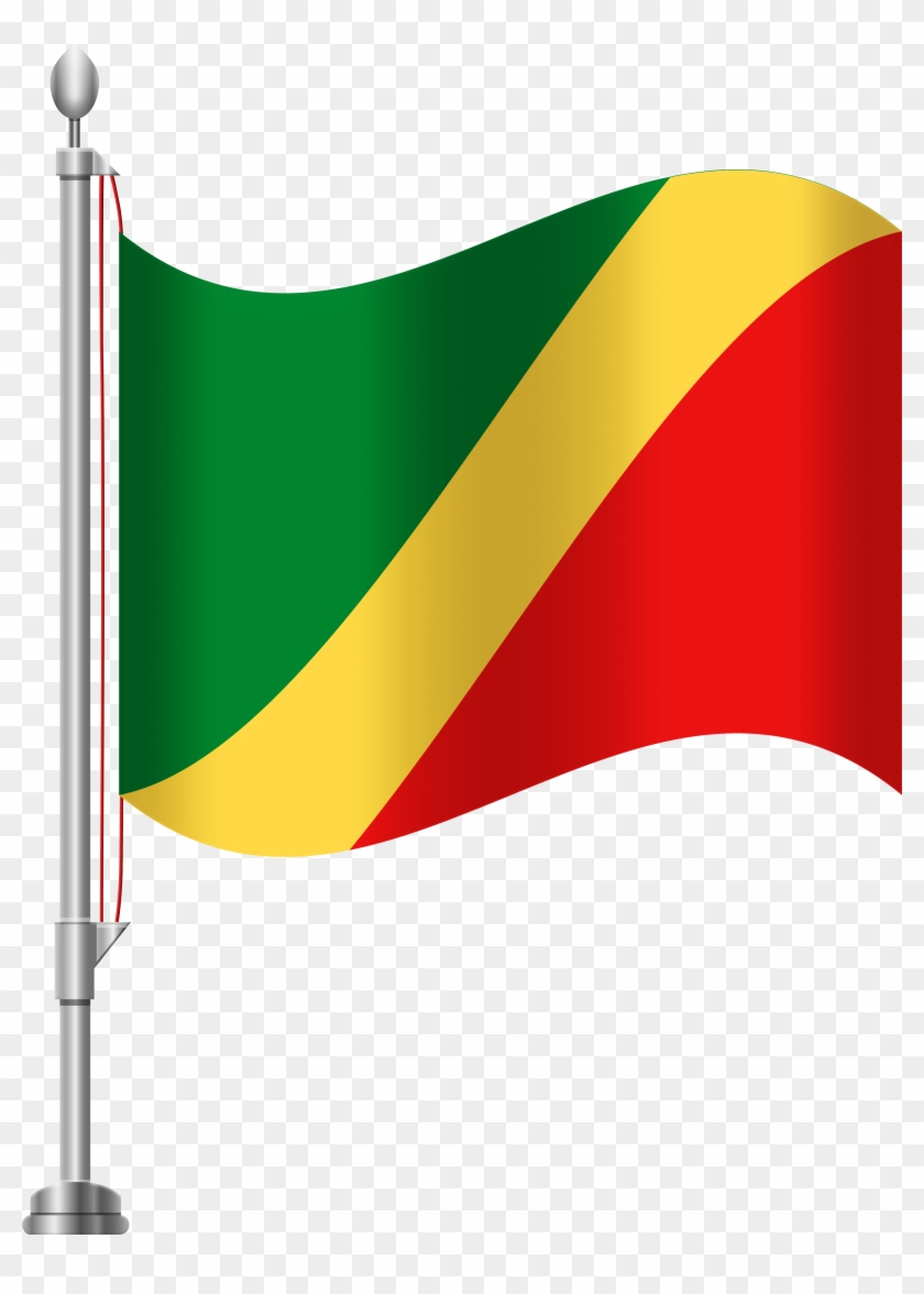 Republic Of The Congo Flag Png Clip Art - Republic Of The Congo Flag Png Clip Art #381447