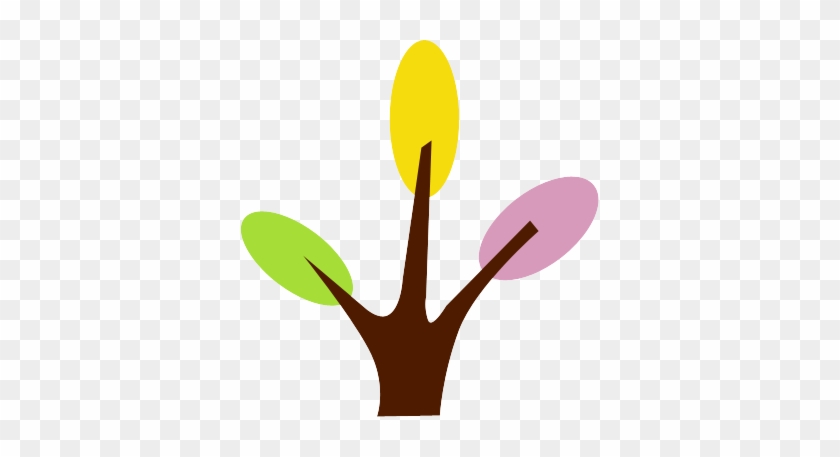 3 Branches Clipart - Three Branches On A Tree #382010