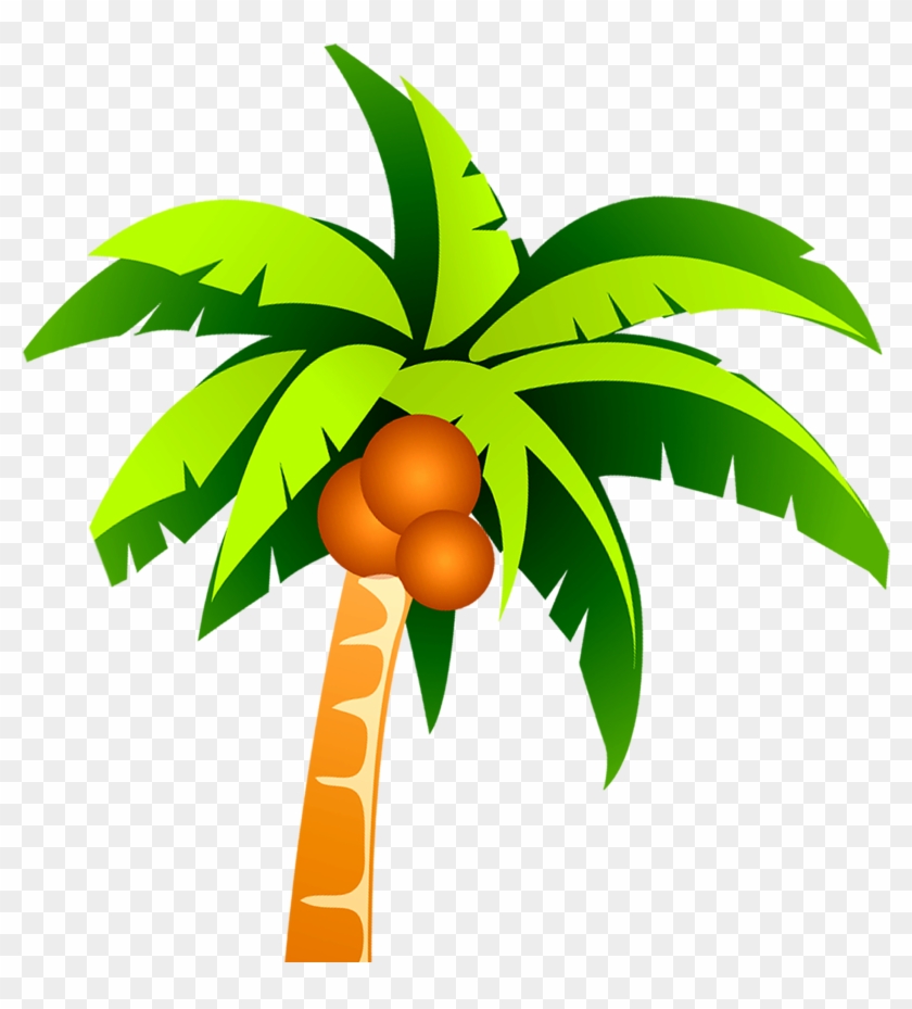 Coconut Tree Clip Art - Clip Art Coconut Tree Png #382073