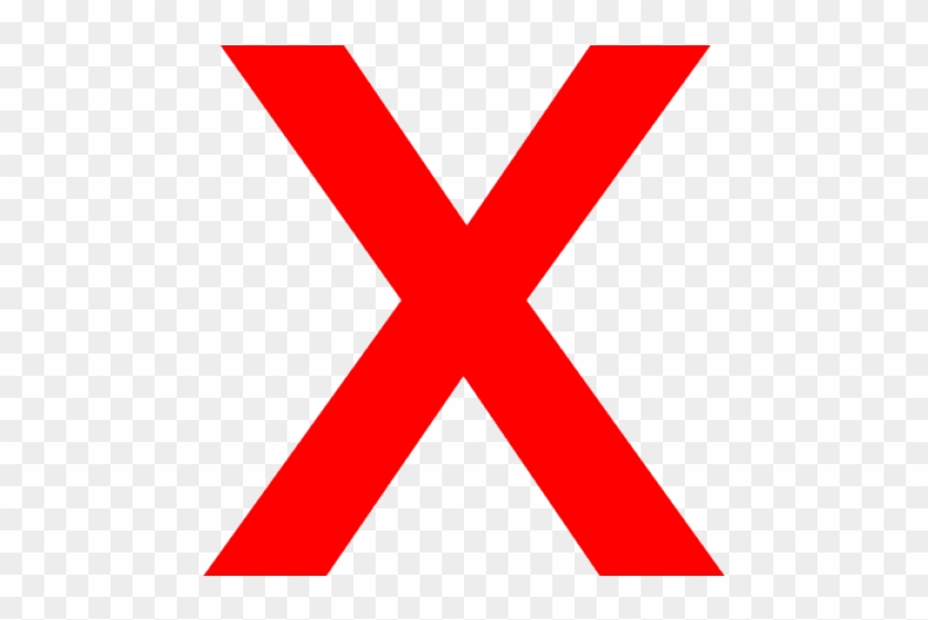 Red Cross Mark Clipart Big - Red X Clipart #382274