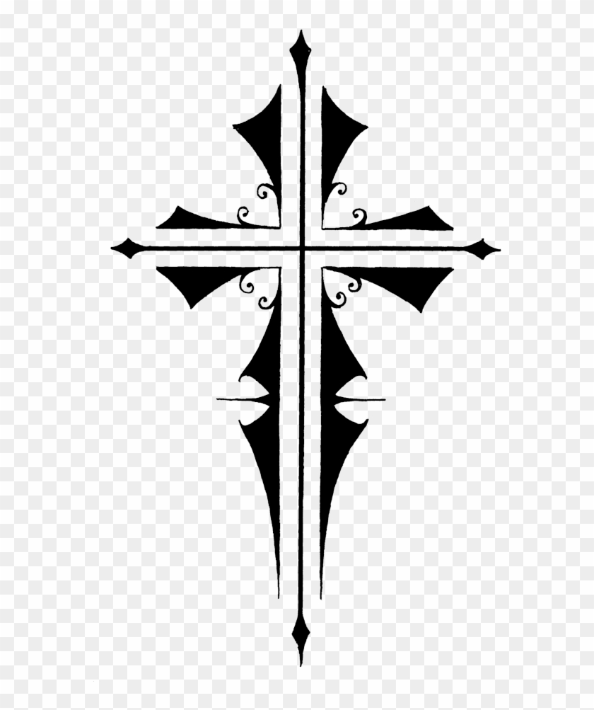 Cross - Tattoo Cruz Png #382365