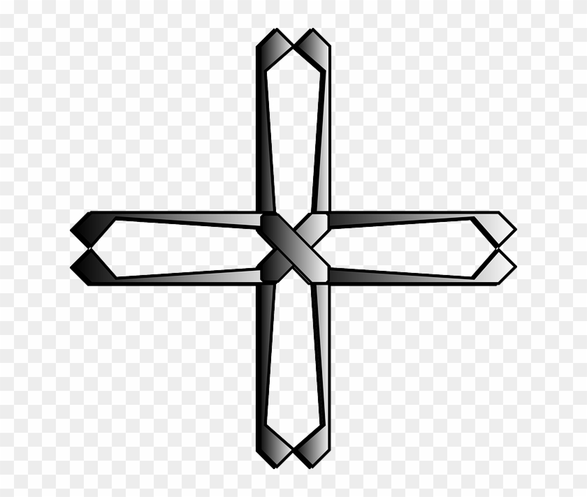 Christianity Cross, Crosses, Free, Religion, Steel, - Greek Cross #382370