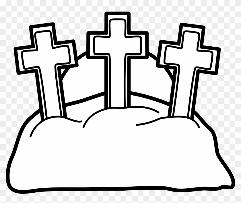 The Three Crosses On The Hill Of Golgotha For Easter - The Three Crosses On The Hill Of Golgotha For Easter #382380