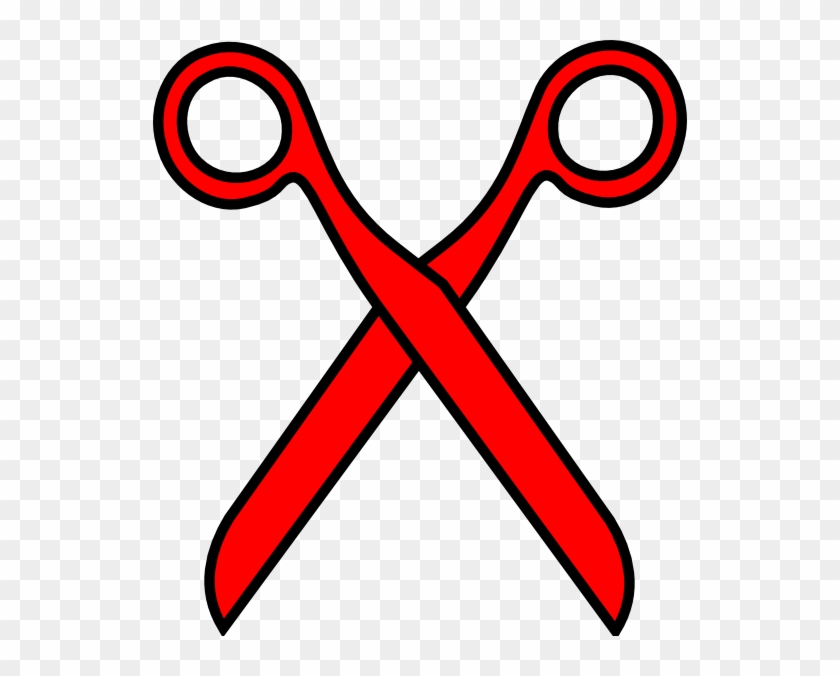 Scissors Clip Art At Clker - Red Scissors Clipart #382574