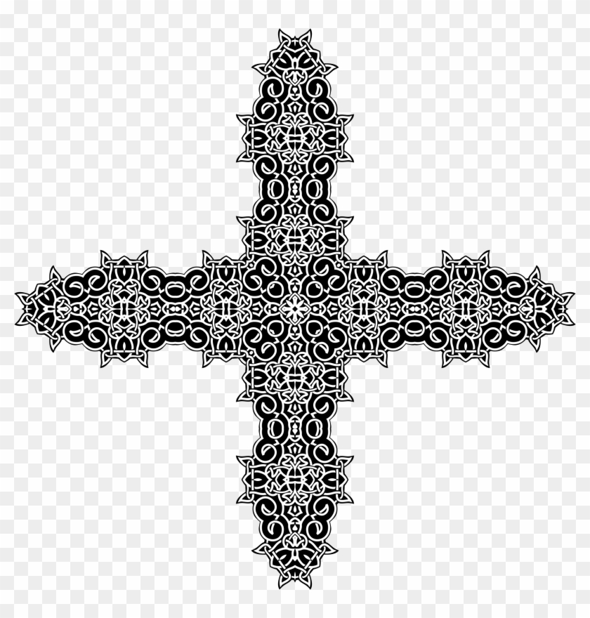 Celtic Knot Ornament Derivation Cross 2 - Celtic Knot #383080