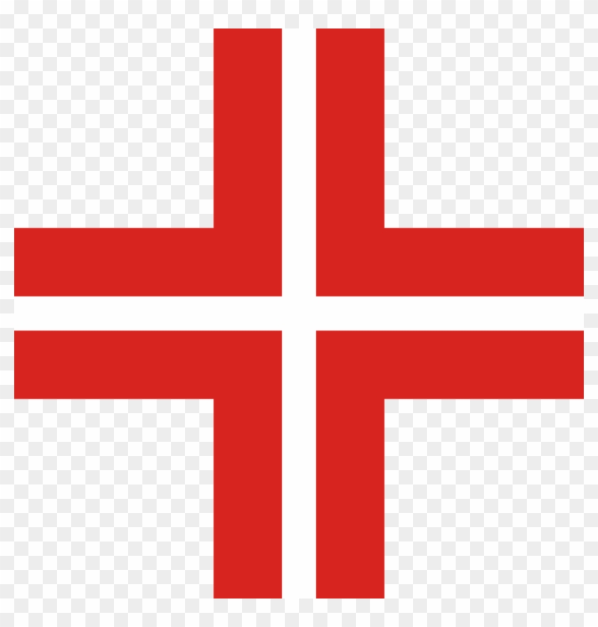 Croce Bianca E Rossa - Baltic Cross Flag #383129