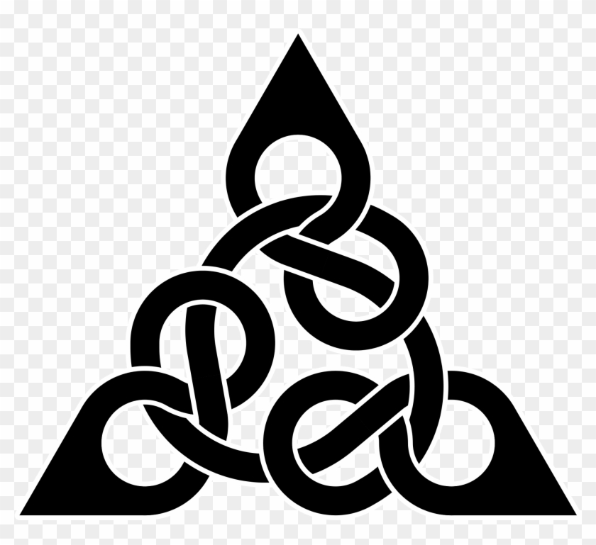 Three Figure Celtic Knot Tattoos Png Png Images - Three Point Celtic Knot #383248
