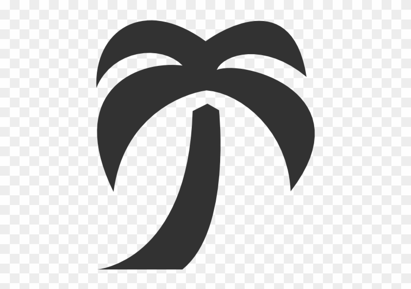 Palm Tree Icon - Palm Tree Icon #383345
