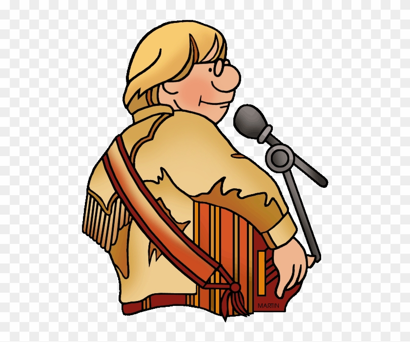Famous People From New Mexico John Denver - John Denver Clipart #384074