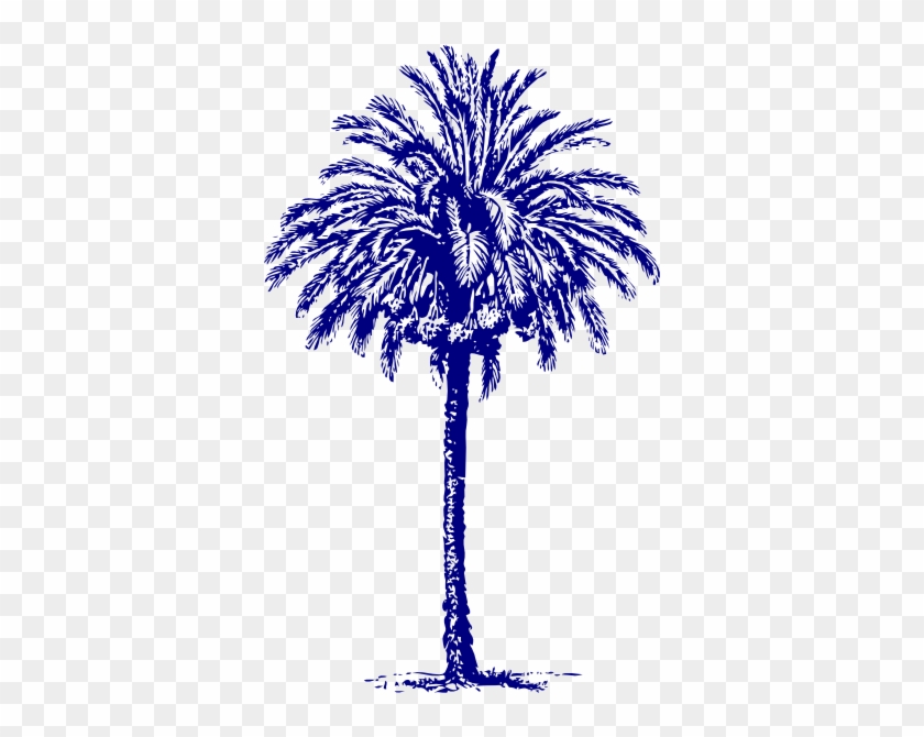 3drose Pink Vintage Palm Tree - Summer - Travel - Tropical #384104