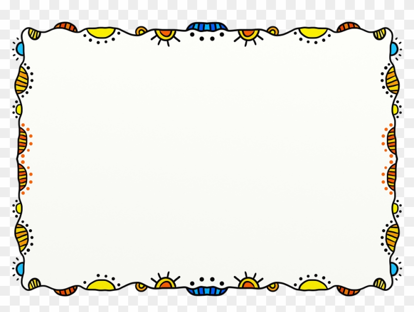 Pencil Border Cliparts - Border Foto Lucu Png #385017