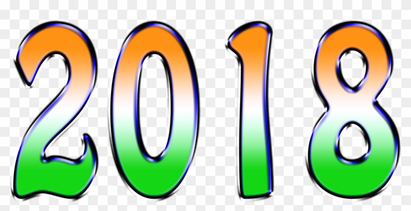 Happy New Year 2018 New 1st Class Images For Download - Happy New Year 2018 Text Png #385723