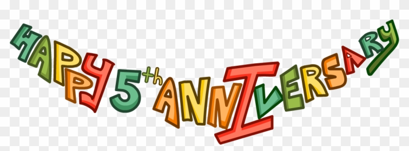 5th Anniversary Party Logo - 5th Anniversary Image Png #61191