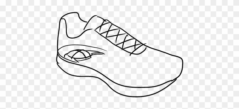 Running - Shoes - Drawing - Running Shoes Drawing Easy #61689