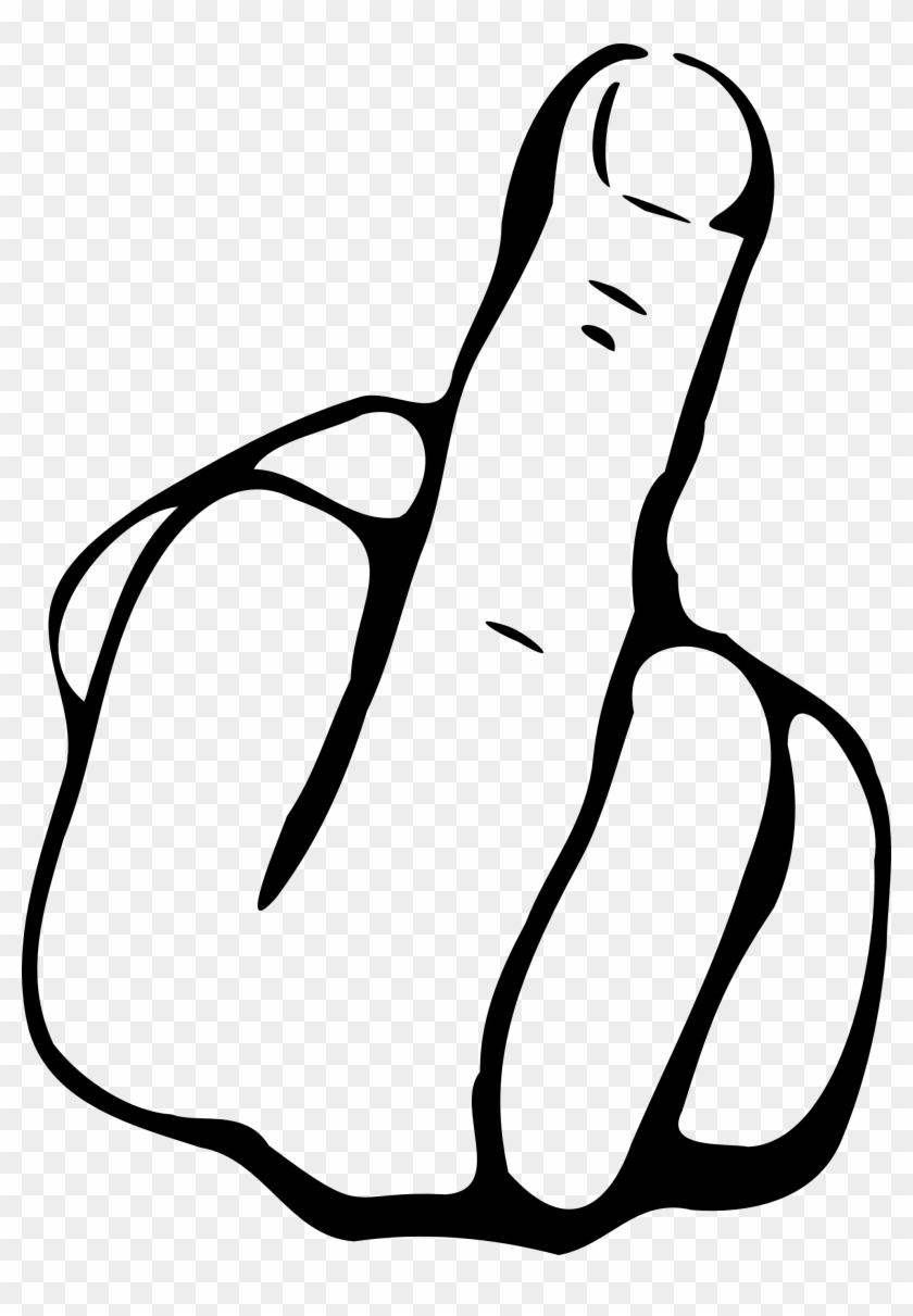 Middle Finger Sign - Middle Finger Png #62175