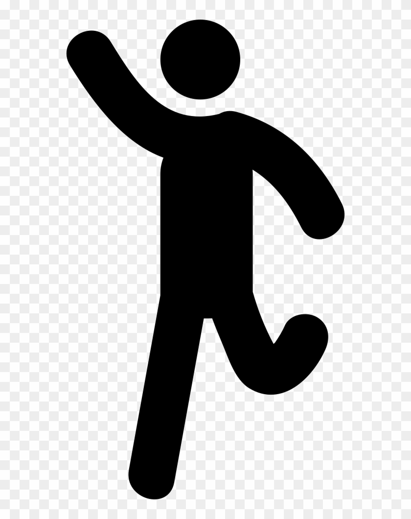 Running Man With Raised Arm Comments - Running Man With Raised Arm Comments #63162