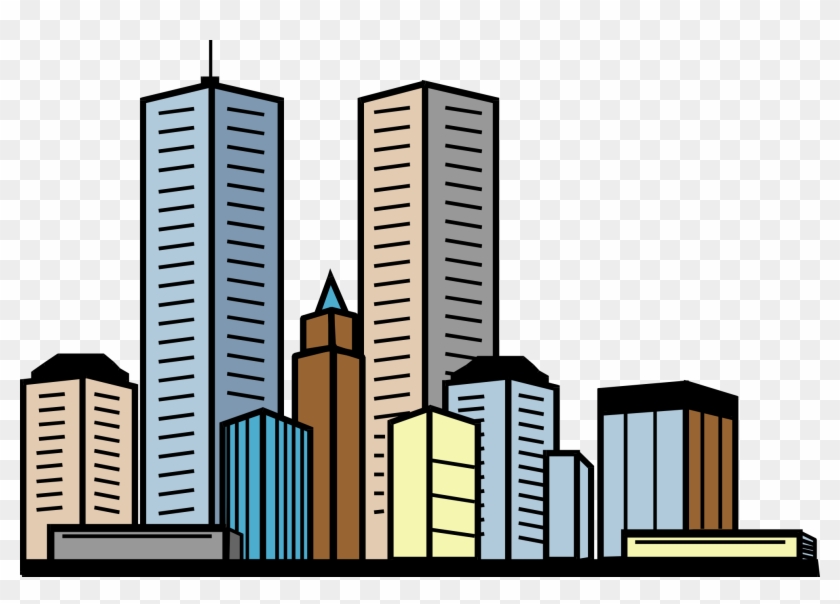 Skyscraper Clipart - Tall Buildings Clipart #63538