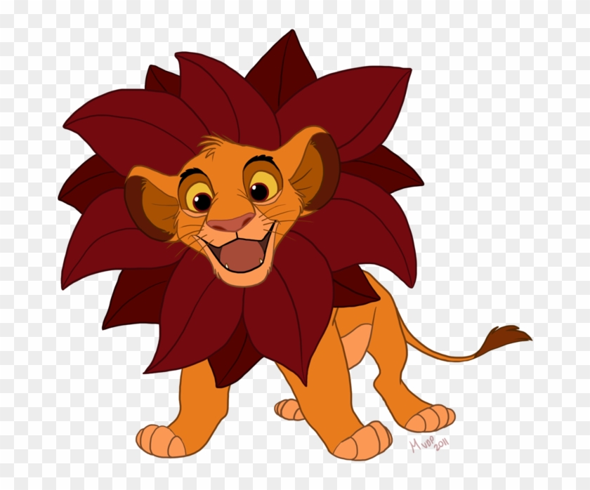 Simba By Sketchinthoughts Simba By Sketchinthoughts - Simba With Leaf Mane #64644