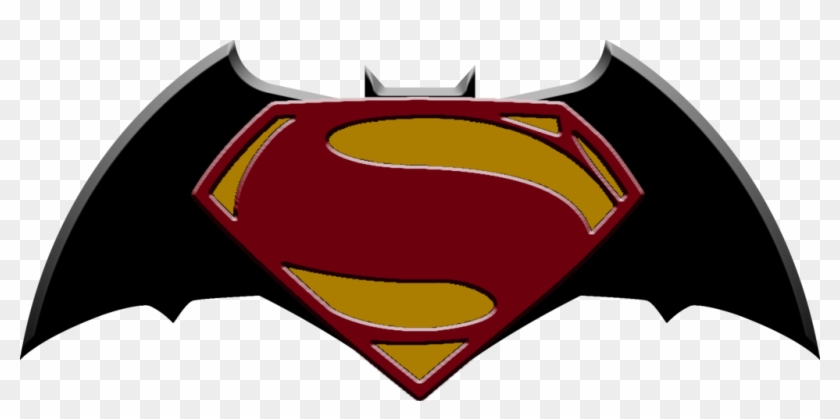 Superman's First Logo By Strongcactus On Clipart Library - Logo Superman Vs Batman Png #65193