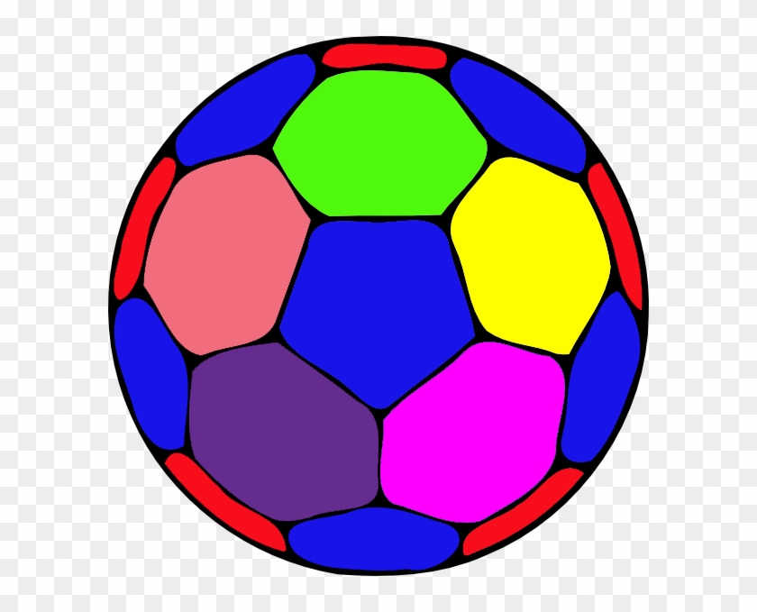 Big - Color Soccer Ball Clipart #65245