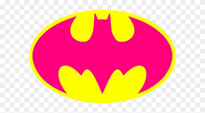 Pink Batman Logo Png #65247