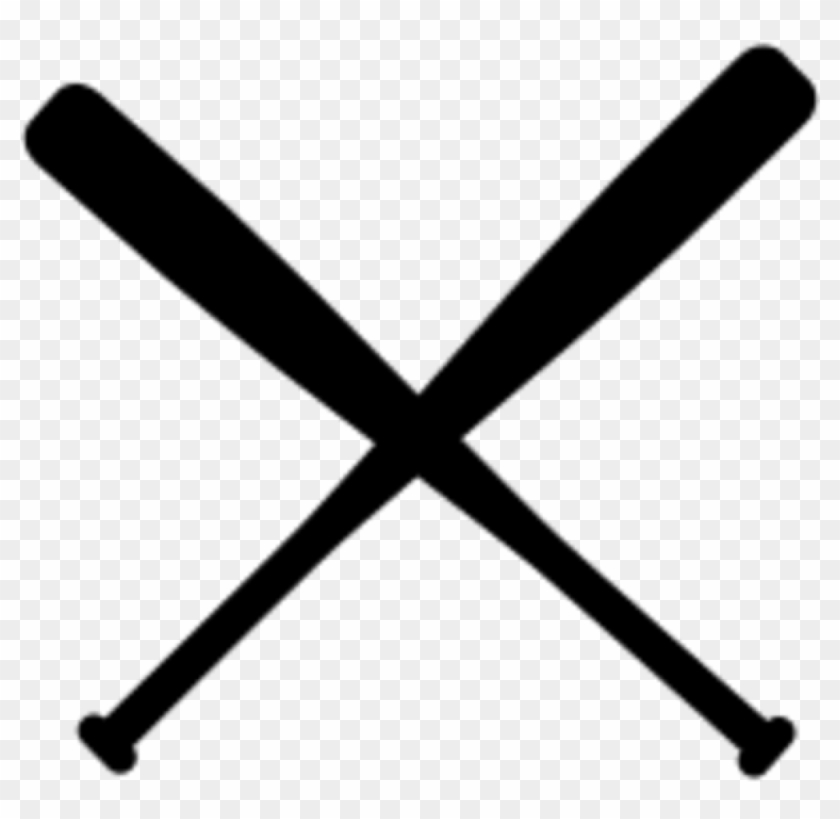 Trendy Idea Baseball And Bat Clipart Batman Coloring - Crossed Baseball Bat Vector #65361
