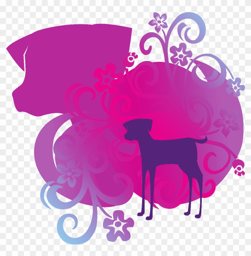 Bones Clipart Pet Sitting - Vistaprint Purple Dog Small Classic Cotton Tote Bags #65382