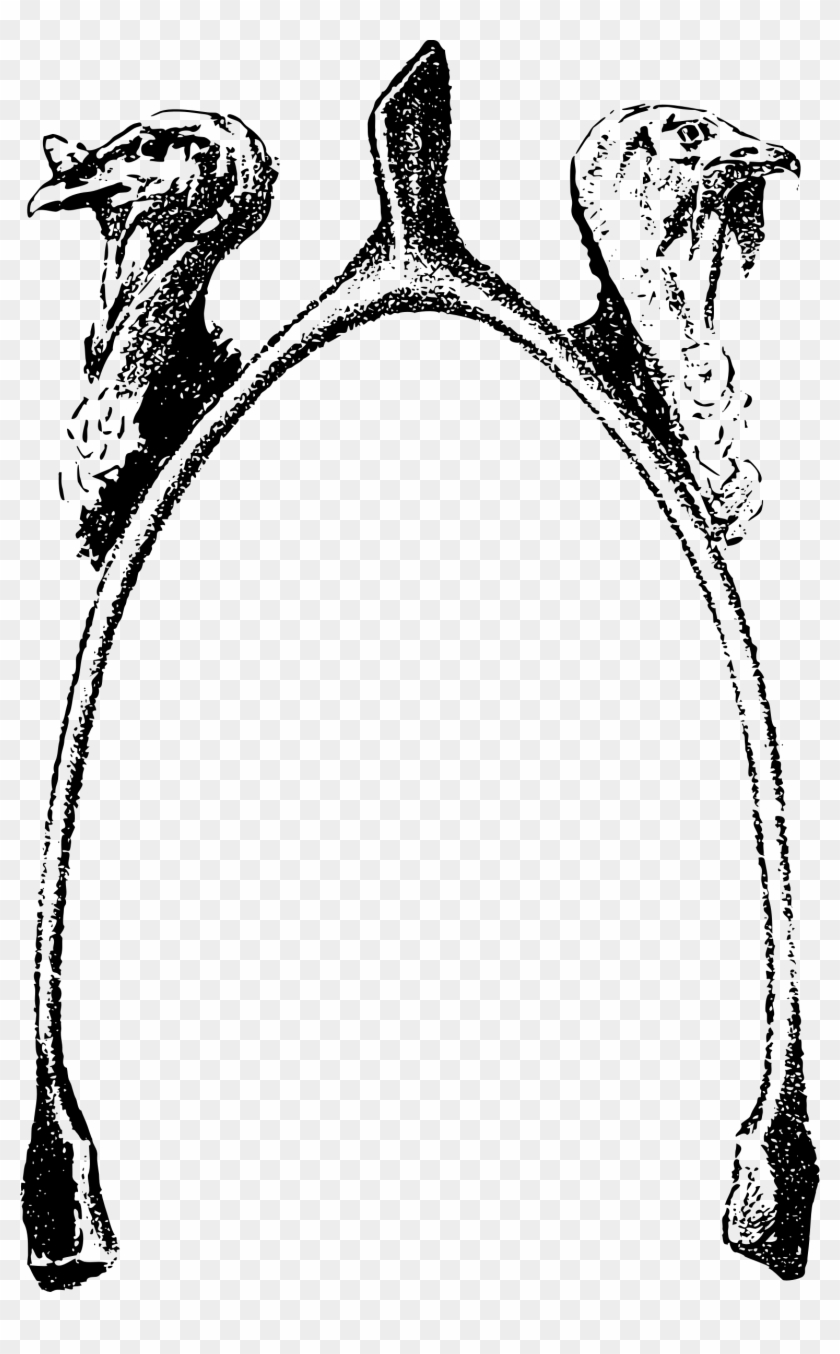 Turkeys With Wishbone - Cool Borders For Microsoft Word #65972
