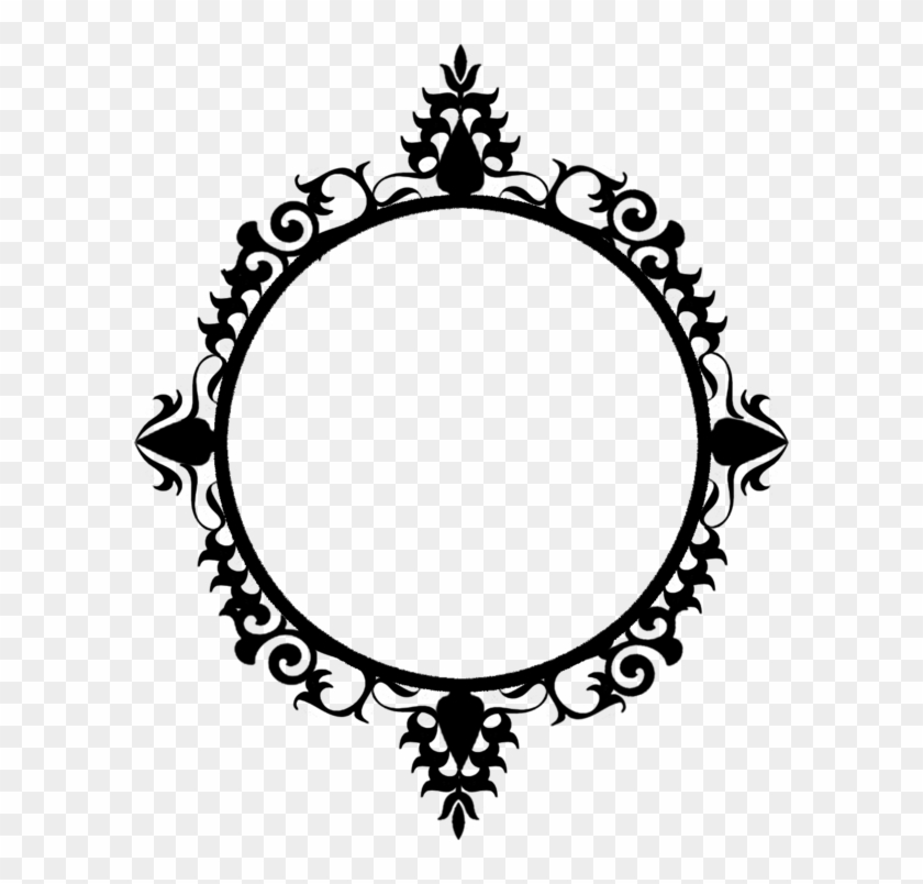 Circle Frame Clipart - Snow White Silhouette Clip Art #66006