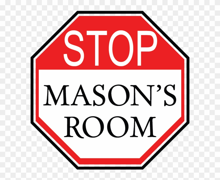 Stop Sign W/custom Name - Open Gate Sign #66300
