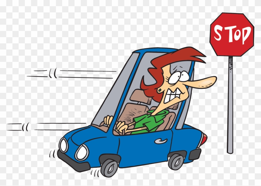 Showing Post & Media For Reverse Cartoon - Running A Stop Sign #66571