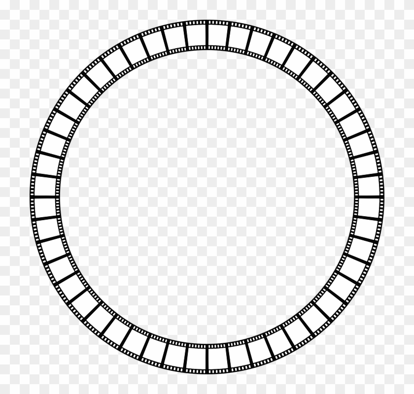 Abstract, Art, Border, Camera, Cinema - Circle Vector Png Frame #66815