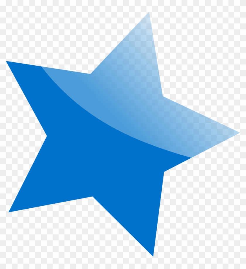 Clipart Blue Star Png Image Transparent Background - Blue Star Png #67825
