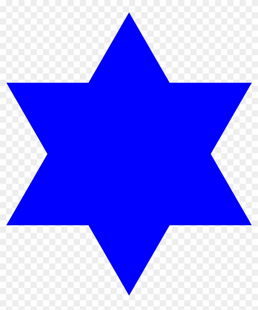 Image Of The Star Of David - Blue Star Of David #67844