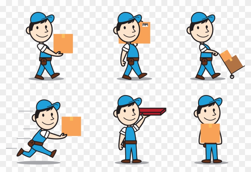 Delivery Clip Art - Delivery Boy #386662