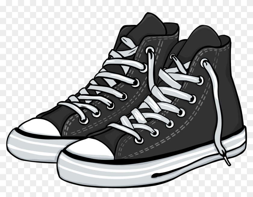 Gym Shoes Clipart Crazy Shoe - Boy Converse Shoes Vector #386766