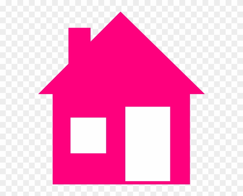 Pink House Clip Art #386888