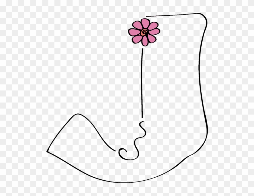 Flor - J - Line Art #386982