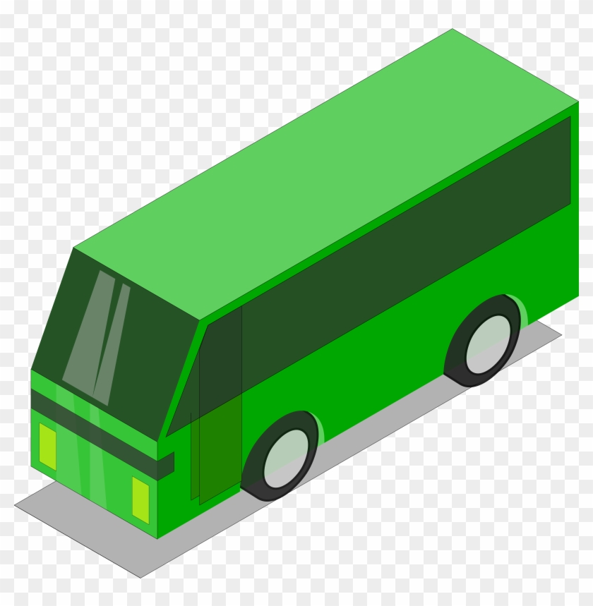 Clipart - Green Bus - Clipart - Green Bus #387370