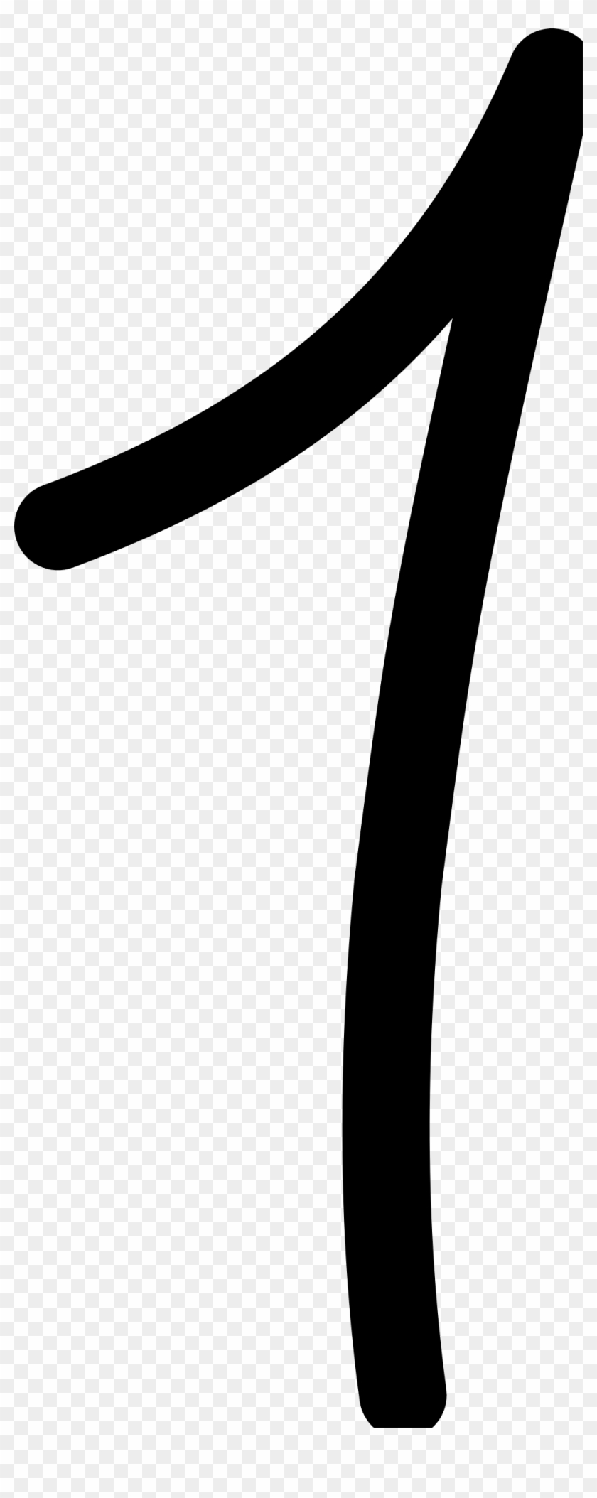 Number One Png - Numero 1 Manuscrito Png #387511
