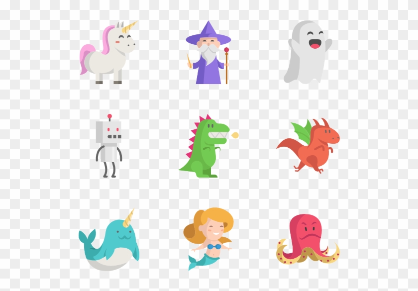 Fantastic Characters - Character Icon Vector Png #387554