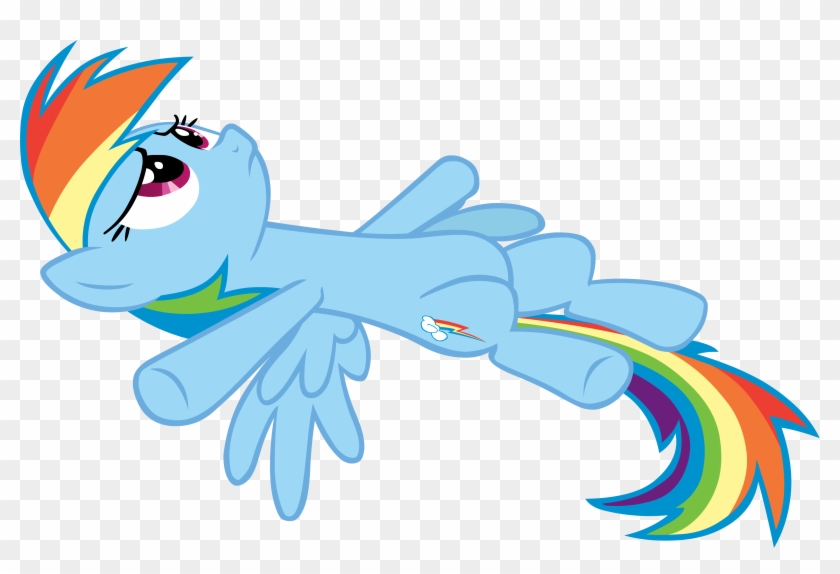 Rainbow Dash Lying Vector By Scrimpeh Rainbow Dash - My Little Pony: Friendship Is Magic #388599