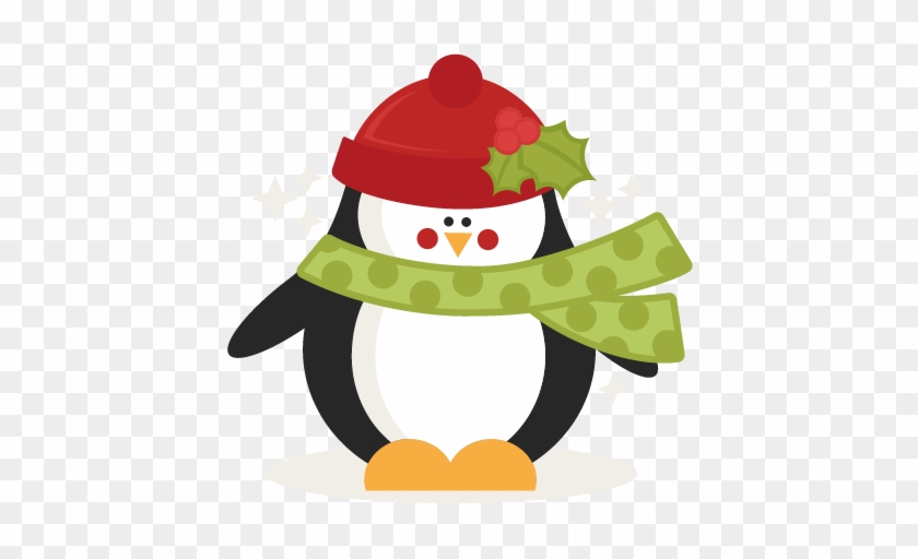 Cute Christmas Penguin Clipart - Christmas Penguin Clip Art #389369