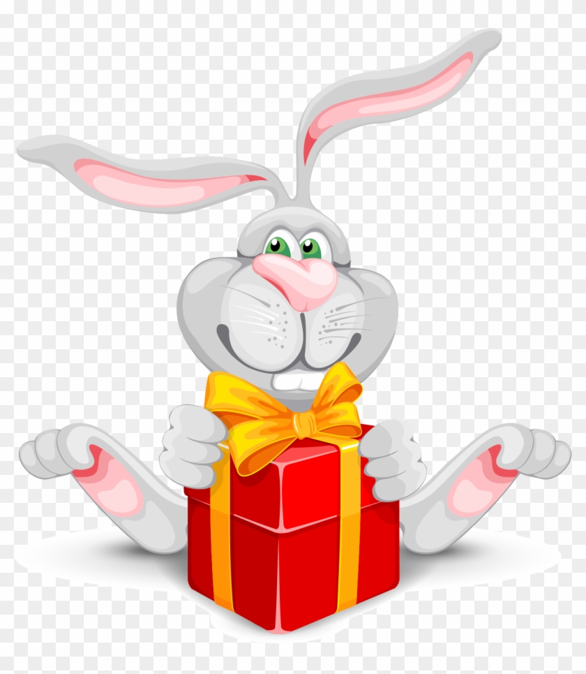 Rabbit Cartoon Illustration - Rabbit Cartoon Illustration #389819