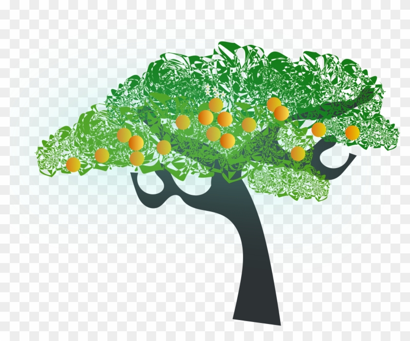 Clipart - - Orange Tree Clip Art #390020