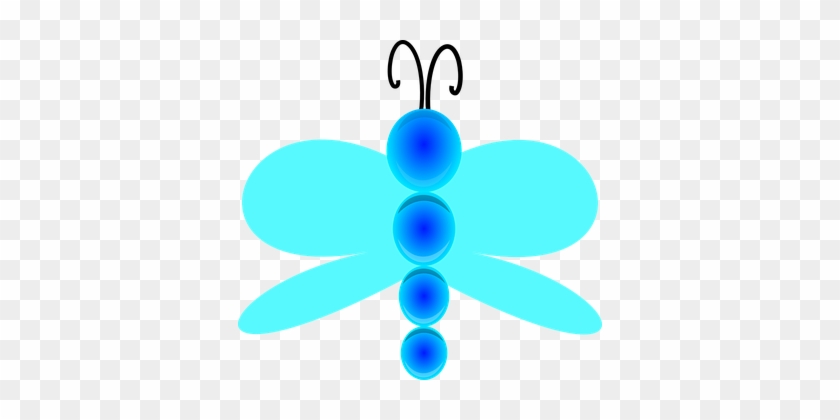 Dragonfly Cartoon Cute Bug Segmented Body - Dragon Fly Clip Art #390761