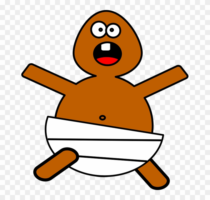 Black Baby Clipart - Cartoon Child Screaming Transparent Background #391855