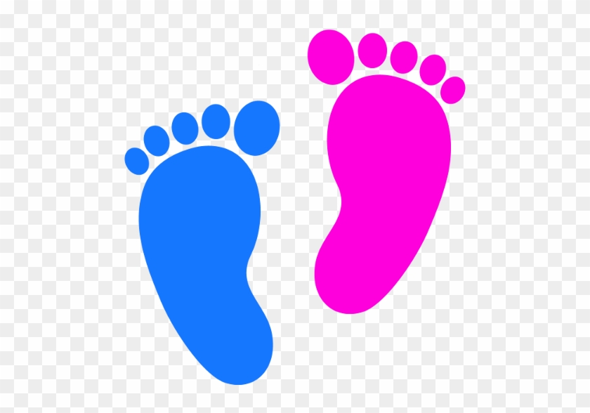 Select Personalised Blue Baby Feet Design Wooden Wall #391944