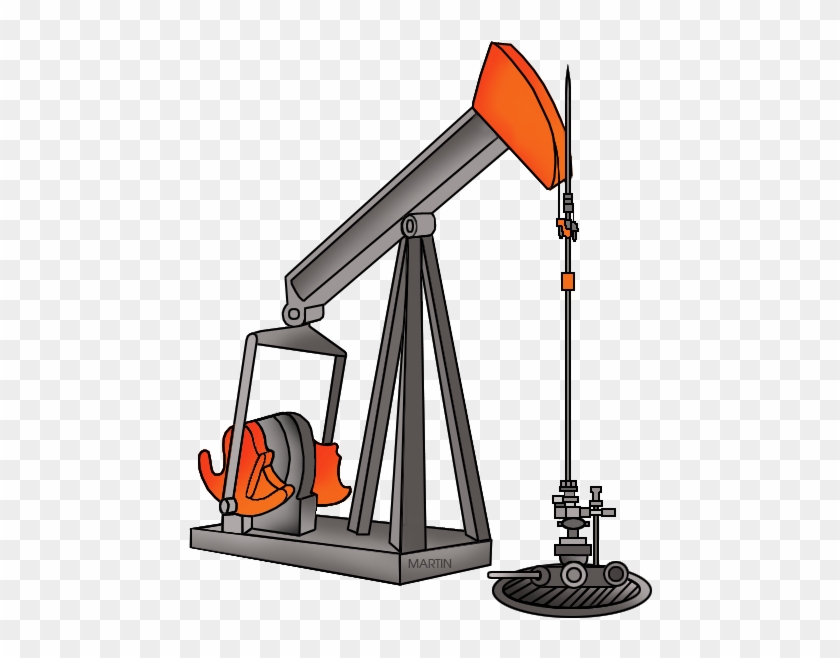 Free United States Clip Art By Phillip Martin, Oil - Oil Rig Clip Art #391950